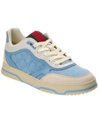Gucci - Re-Web Gg Canvas & Leather Sneaker - Lyst