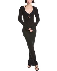 La Porte - Crochet Maxi Dress - Lyst