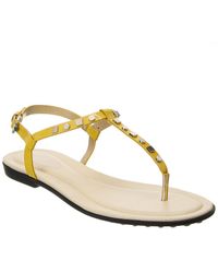 Tod's - Leather Sandal - Lyst