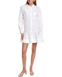 English Factory - Collared Flare Skirt Dress - Lyst