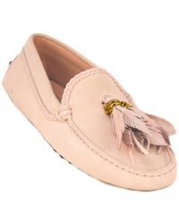 Tod's - Gommino Suede Moccasin - Lyst