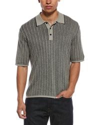 Rag & Bone - Harvey Garment Dyed Polo Shirt - Lyst