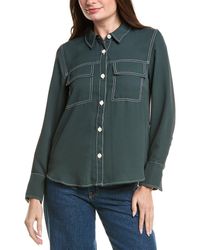 Vince Camuto - Button Up Blouse - Lyst