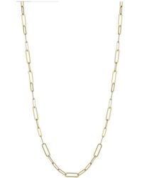 Ember Fine Jewelry - 14k Figaro Paperclip Necklace - Lyst