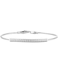Reiss - 14K 0.19 Ct. Tw. Diamond Wire Bracelet - Lyst