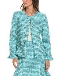 St. John - Edge To Edge Tweed Jacket - Lyst
