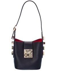 Christian Louboutin - Carasky Mini Leather Bucket Bag - Lyst
