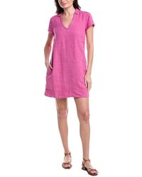 Tommy Bahama - Two Palms Collared Linen Shift Dress - Lyst