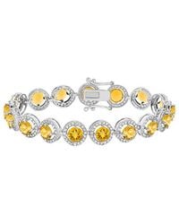 Gemstones - 11.48 Ct. Tw. Citrine Tennis Bracelet - Lyst