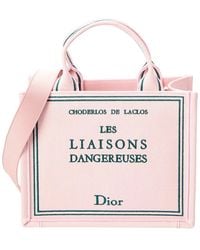 Dior - Book Small Canvas Tote - Lyst