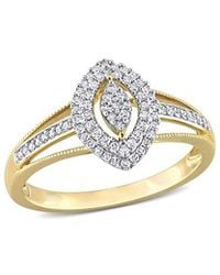 Rina Limor - 10k 0.25 Ct. Tw. Diamond Split Shank Ring - Lyst