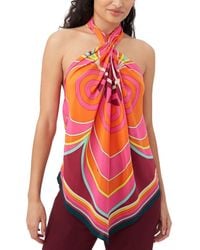 Trina Turk - Marine Silk Top - Lyst