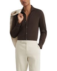 Reiss - Dasilva Garment Dyed P Casual Shirt - Lyst