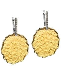 Reiss - "gallery" 14k 0.15 Ct. Tw. Diamond Drop Earrings - Lyst