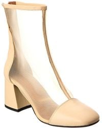 Free People - Wisteria Mesh & Leather Boot - Lyst