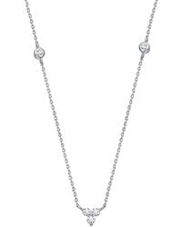 Genevive Jewelry - Cz Pendant Necklace - Lyst