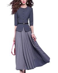 VERA DOLINI - 2Pc Blazer & Skirt Set - Lyst