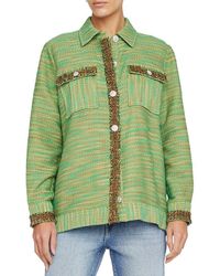 L'Agence - Jeanine Tweed Shacket - Lyst