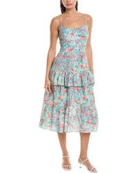 Shoshanna - Betta Midi Dress - Lyst