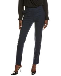 Oscar de la Renta - Long Wool-Blend Skinny Pant - Lyst
