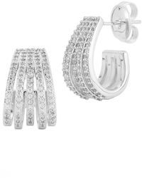 Glaze Jewelry - Plated Cz Earrings - Lyst