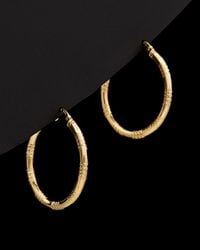 Italian Gold - 14K Large Hoops - Lyst