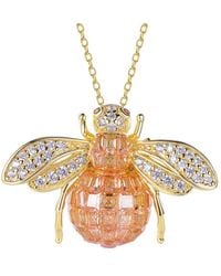 Suzy Levian CZ Jewelry - Suzy Levian Cz Bumble Bee Necklace - Lyst