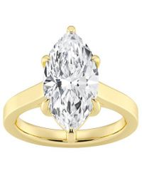 Lab Grown Diamonds - 14K 7.00 Ct. Tw. Lab-Grown Diamond Solitaire Engagement Ring - Lyst