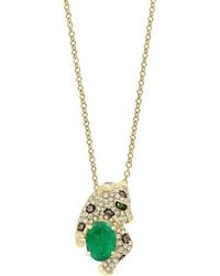 Effy Fine Jewelry - 14K 1.52 Ct. Tw. Diamond & Gemstone Necklace - Lyst