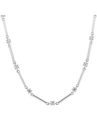 Jewels by Viomo - 14K 2.01 Ct. Tw. Diamond Bar Necklace - Lyst