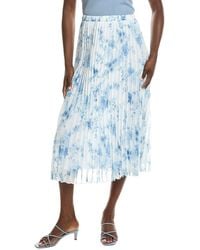 Anne Klein - Pleated Skirt - Lyst