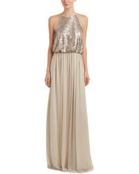 donna mizani austen velvet wrap gown
