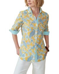 J.McLaughlin - Britt Silk-Blend Blouse - Lyst