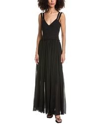 3.1 Phillip Lim - Textured Chiffon Ruched Silk-Blend Gown - Lyst