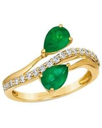 Le Vian - Le Vian New Emerald 14K 1.12 Ct. Tw. Diamond & Emerald Ring - Lyst