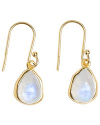 TIRAMISU - 14k Over Silver 4.50 Ct. Tw. Rainbow Moonstone Earrings - Lyst