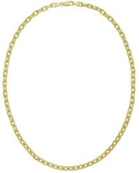 Italian Silver - Italian Over 5Mm French Cable Chain Necklace - Lyst
