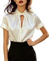 VERA DOLINI - Blouse - Lyst