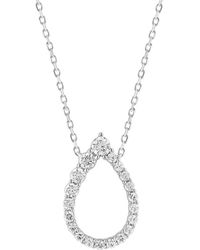 Ethos Creations - Brilliant Bloom 14K 0.33 Ct. Tw. Lab-Grown Diamond Pendant - Lyst