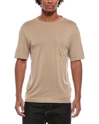 Officine Generale - Solid T-Shirt - Lyst