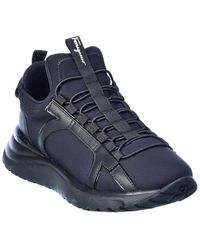 Ferragamo - Shiro Neoprene & Leather Sneaker - Lyst