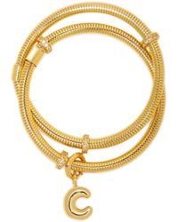 Saachi - Bubble Charm "C" Bracelet - Lyst