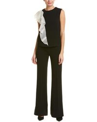 Max Mara 2pc Top & Pant Set - Black