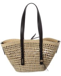 Loewe - Braid Medium Palm & Leather Tote - Lyst