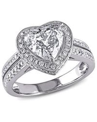 Rina Limor - 14K 1.99 Ct. Tw. Diamond Split Shank Halo Ring - Lyst