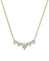 By Adina Eden - 14K 1.04 Ct. Tw. Lab-Grown Diamond Necklace - Lyst