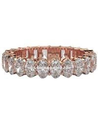 Lab Grown Diamonds - 14K Rose 4.00 Ct. Tw. Lab-Grown Diamond Ring - Lyst