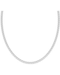 Lab Grown Diamonds - 14K 20.00 Ct. Tw. Lab-Grown Diamond Necklace - Lyst