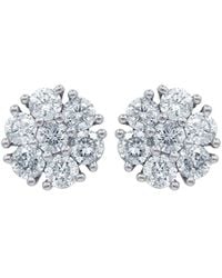 Diana M. Jewels - Fine Jewelry 14k White Gold 3.50 Ct. Tw. Diamond Earrings - Lyst