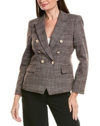 Tahari - Petite Plaid Blazer - Lyst